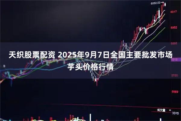 天织股票配资 2025年9月7日全国主要批发市场芋头价格行情