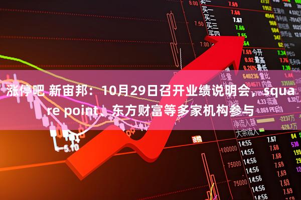 涨停吧 新宙邦:10月29日召开业绩说明会,square point、东方财富等多家机构参与
